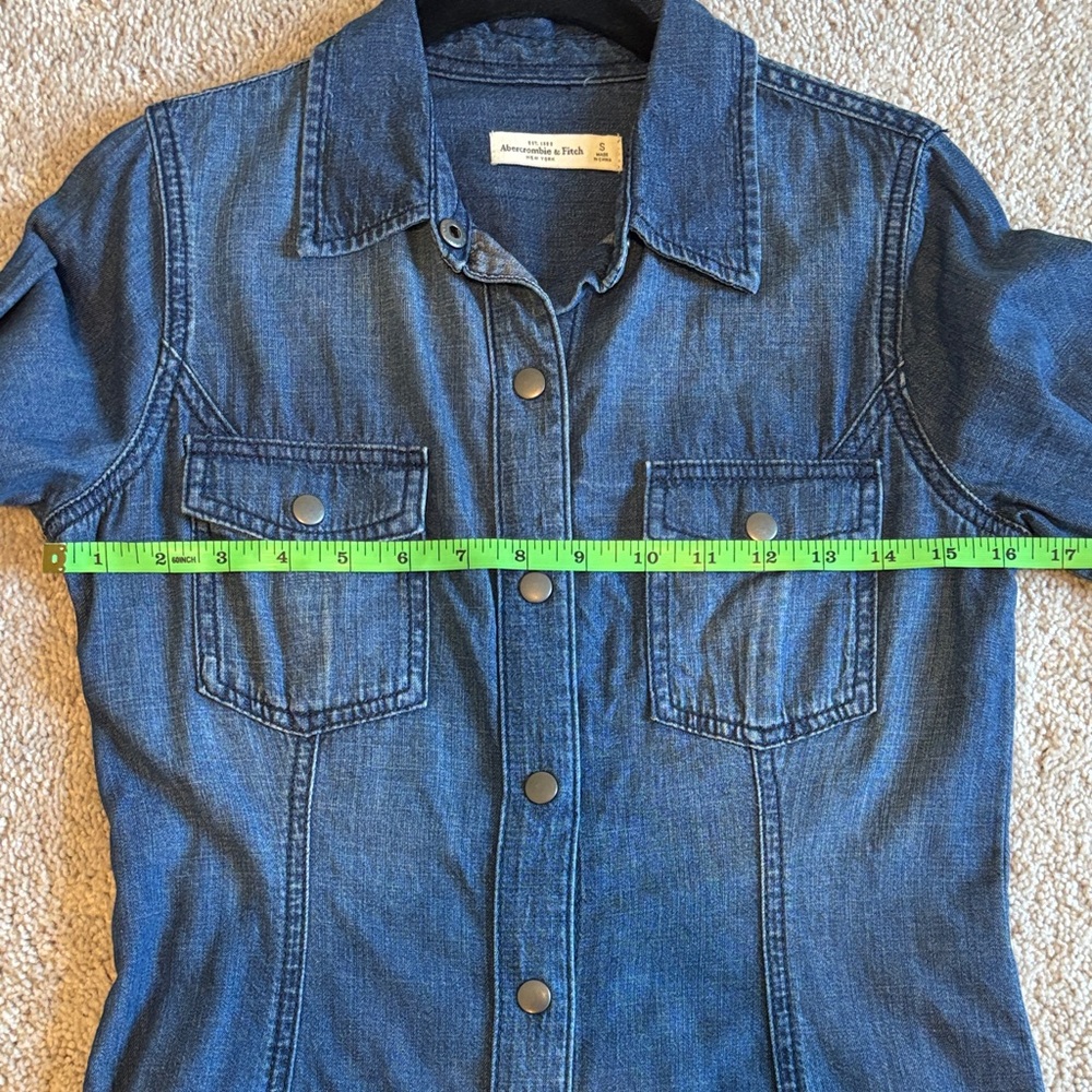 Abercrombie & Fitch Denim Shirt Dress - Picture 7 of 13